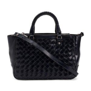 PATRICIA NASH DISCOVERY LUXURY COLLECTION Leather Cortona Hand Woven Tote